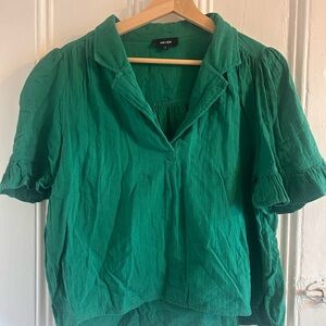 ME+EM orchid Green Cheesecloth Coord